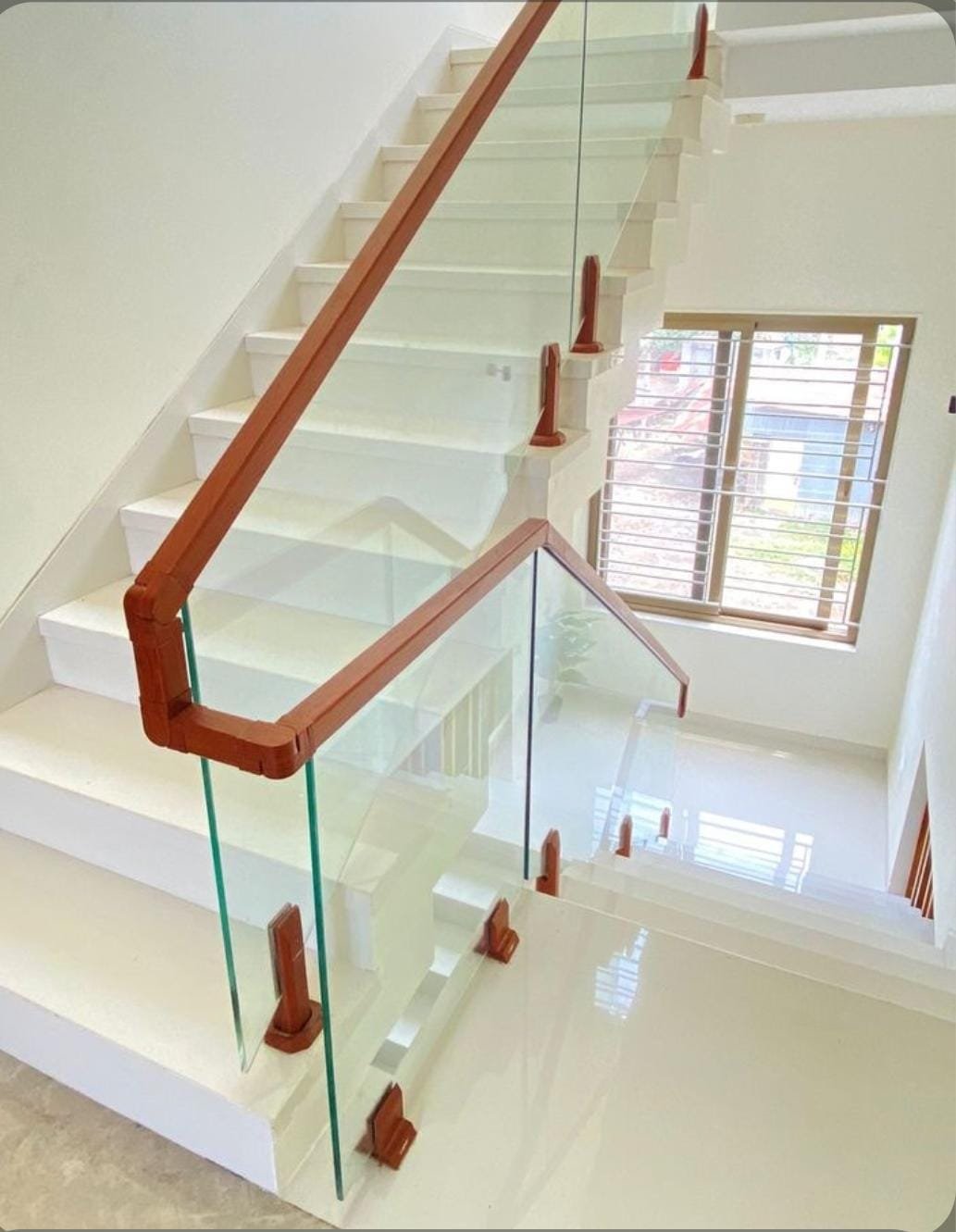 Premium Aluminium Wood Coating Glass Railing Dealer in Madurai