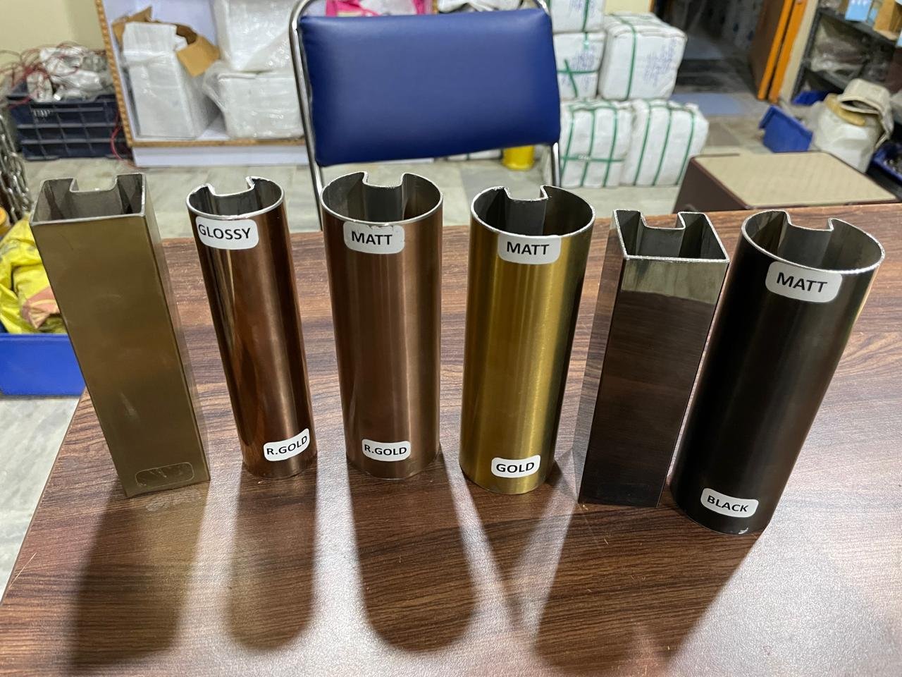 Gold and Rose gold pvd Coating Pipe